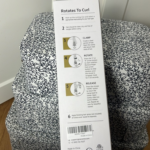 Rotating Curling Iron, 1inch Automatic Curling Iron, Rapid Heat - Picture 13 of 16